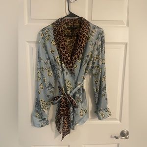 WHBM Tie Waste Blazer/Jacket